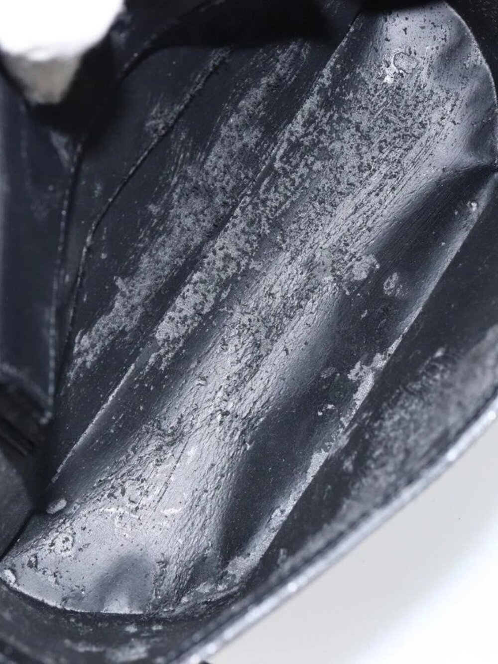 Christian Dior Shoulder Bag Leather Black Gold Auth 160970 - Picture 11 of 16